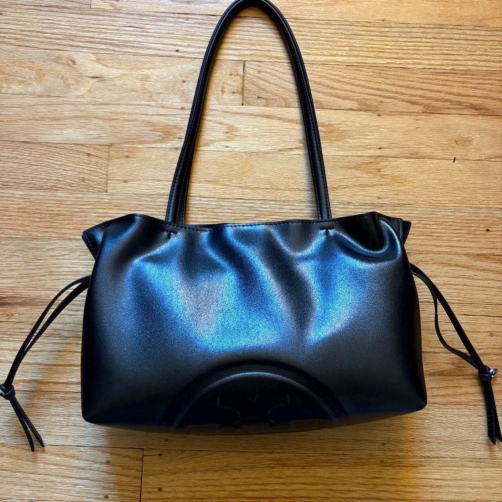 Tory Burch Small Ella “natuura” drawstring  Bag